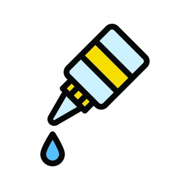 damla simgesi, vektör illüstrasyonu