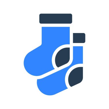 yün çoraplar, basit vektör çizimi