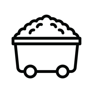 Tramvay Simgesi vektör çizimi