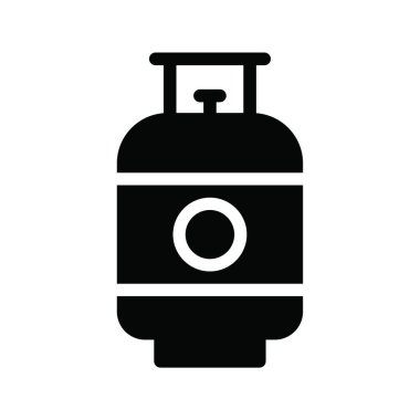 yakıt silindiri, basit vektör illüstrasyonu