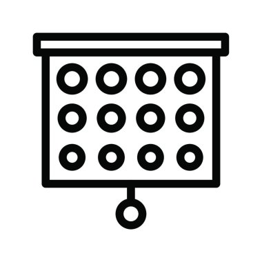 oftalmoloji kontrol ikonu vektör illüstrasyonuName 