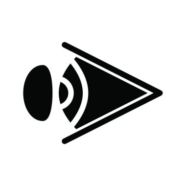 Göz ağ ikonu vektör illüstrasyonu