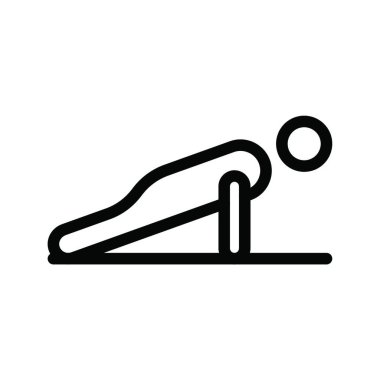 Fizyoterapi ikonu vektör illüstrasyonu 