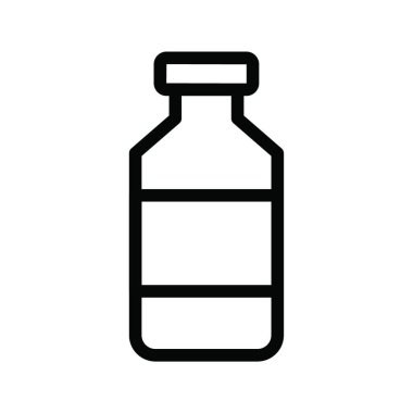 şişe web simgesi vektör illüstrasyonu