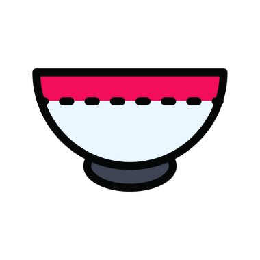 Çömlek web simgesi, vektör illüstrasyonu 