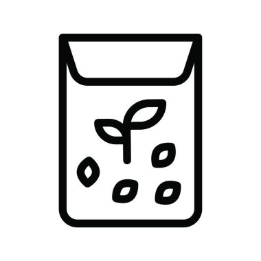 bitki simgesi, vektör illüstrasyonu