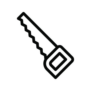 Testere, web basit simgesi illüstrasyonu