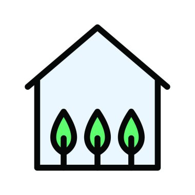 Çiftçilik, basit vektör çizimi