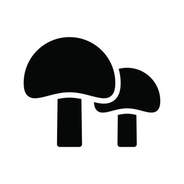 Mantar simge vektör çizim 