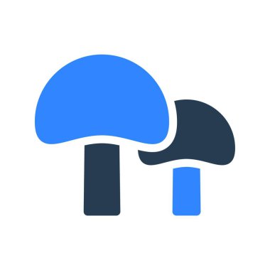  Mantar simge vektör çizim 