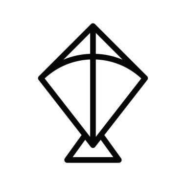 Uçurtma simgesi vektör çizimi