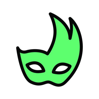 yüz maskesi vektör illüstrasyonu 