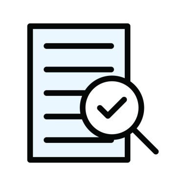 belge web simgesi vektör illüstrasyonu