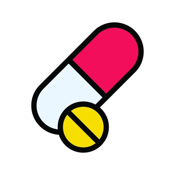 Drugs Icon Vector Illustration — Vetor de Stock
