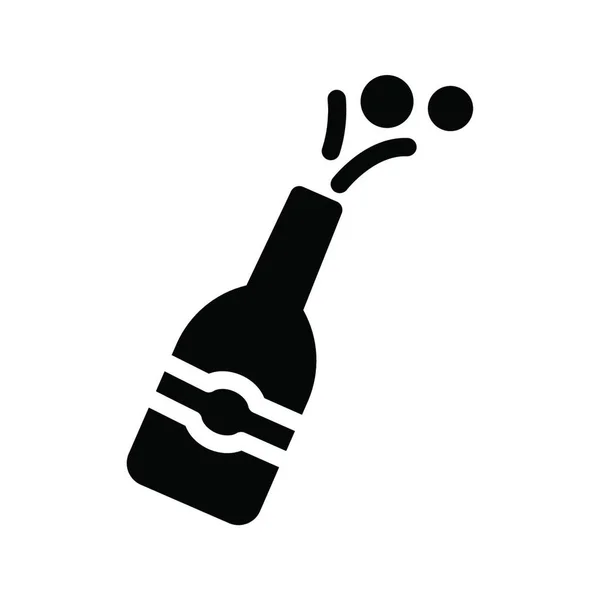 Champagne Illustration Vectorielle Simple — Image vectorielle