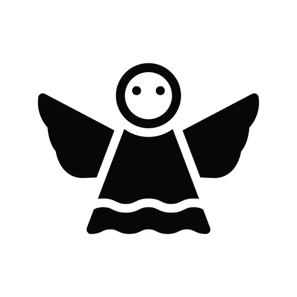 天使のシンプルなベクターイラスト — ストックベクタ