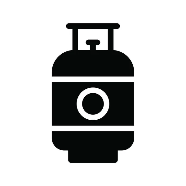 Cilindro Combustible Ilustración Vector Simple — Archivo Imágenes Vectoriales