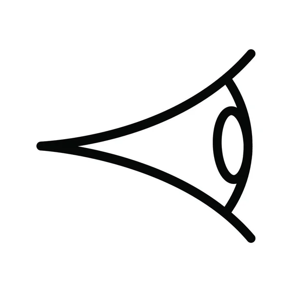 Augenheilkunde Checkup Symbol Vektor Illustration — Stockvektor