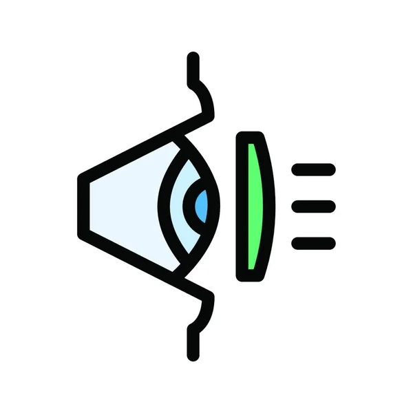 Augensymbol Vektorillustration — Stockvektor
