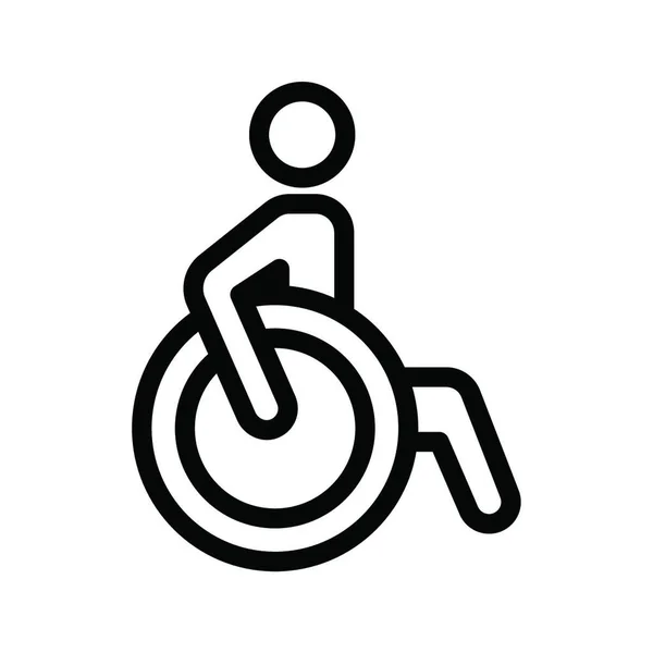 Illustrazione Vettoriale Icona Accessibilità — Vettoriale Stock