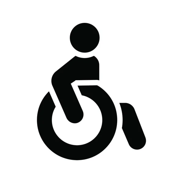 Disabilità Semplice Illustrazione Vettoriale — Vettoriale Stock