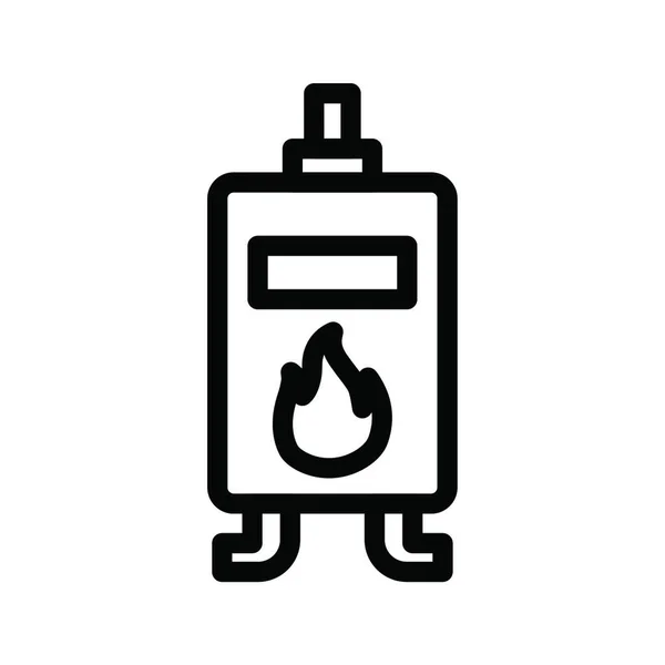 Queimador Gás Ilustração Vetorial Simples — Vetor de Stock