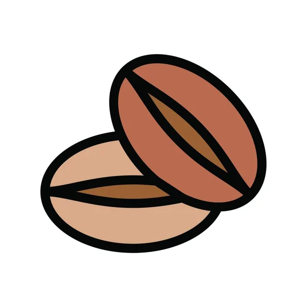Beans Icon Vector Illustration — Vector de stock
