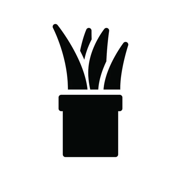 Plant Icon Vector Illustration — Stock Vector