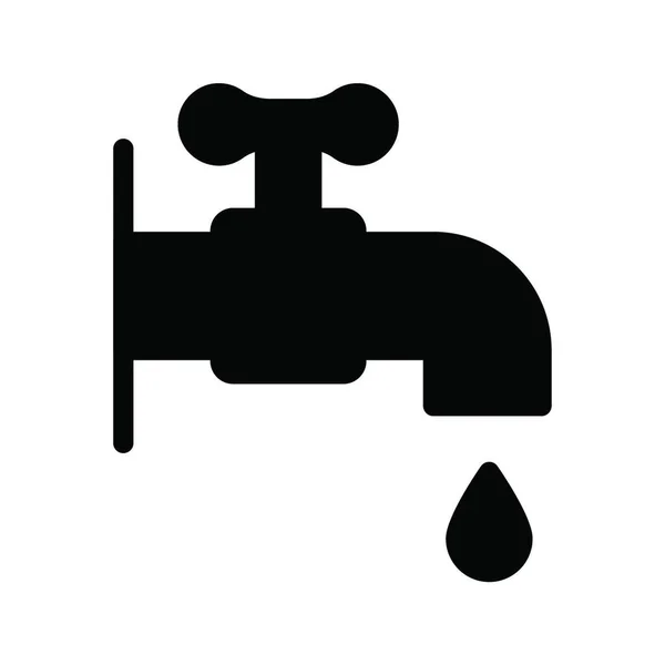 Faucet Icon Vector Illustration — Stock Vector