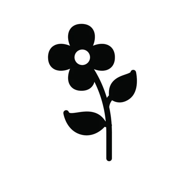 花のウェブアイコンベクトルイラスト — ストックベクタ