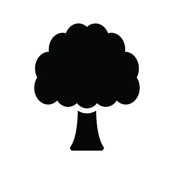 Векторная Иллюстрация Иконок Дерева — стоковый вектор