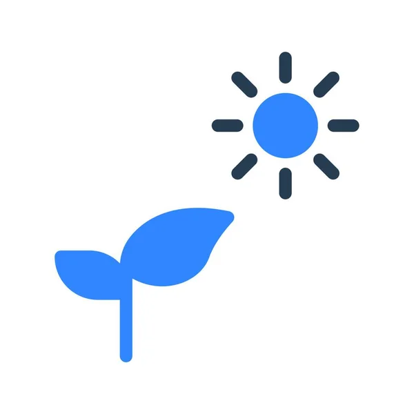 Pflanze Web Icon Vektor Illustration — Stockvektor