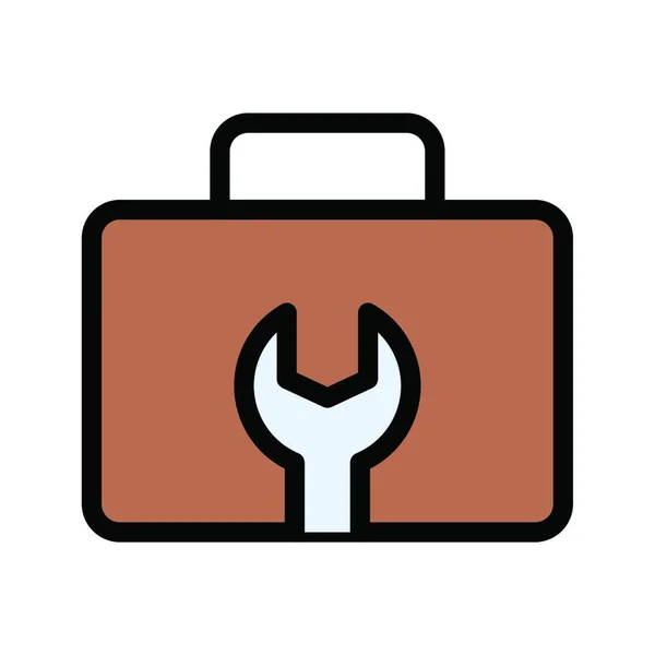 Toolbox Icon Vector Illustration — Stock Vector