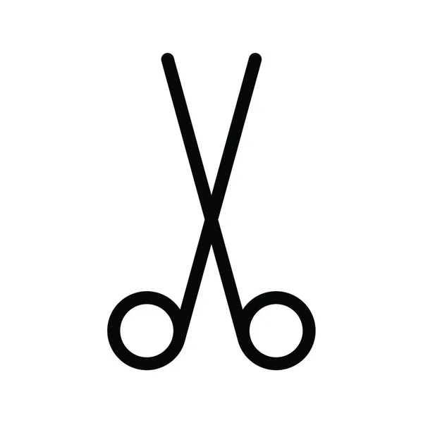 Ножиці Веб Значок Векторні Ілюстрації — стоковий вектор