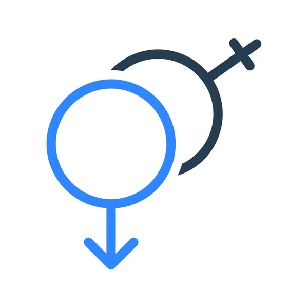 Gender Pictogram Vector Illustratie — Stockvector