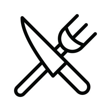 Bıçak ağ simgesi, vektör illüstrasyonu 