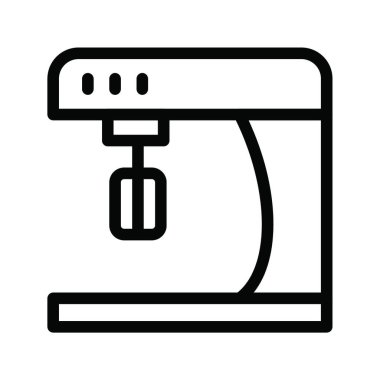 Karıştırıcı simgesi, web basit illüstrasyonu