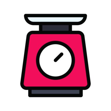 Ölçekler web simgesi vektör çizimi