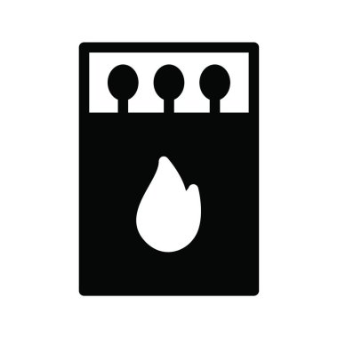 Alev simge vektör çizim 