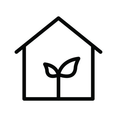 ev simgesi, vektör illüstrasyonu