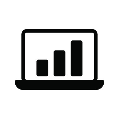 iş grafiği web simgesi vektör çizimi 
