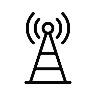 anten, basit vektör illüstrasyonu