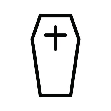 Ölüm simgesi. Vektör çizim