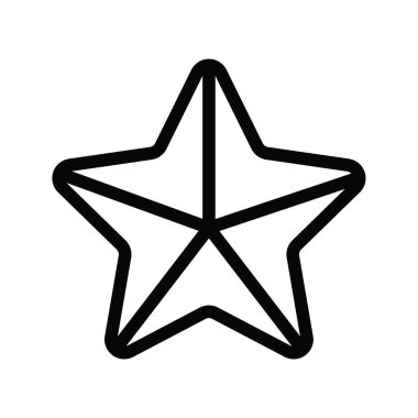 Yıldız web simge vektör çizim