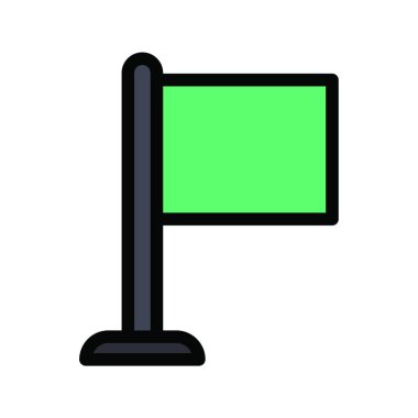 işaret, basit vektör illüstrasyonu