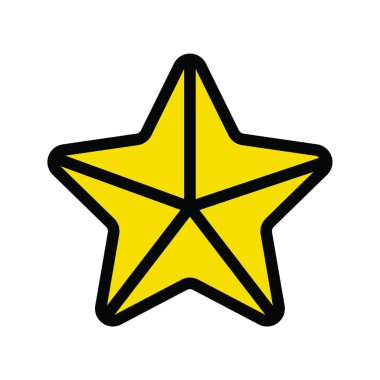 Yıldız web simge vektör çizim