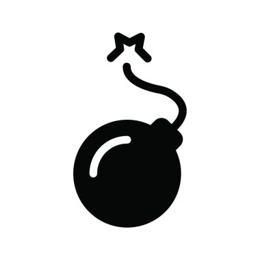 bomba web simgesi vektör illüstrasyonu