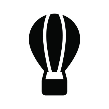 Hava balonu, basit vektör illüstrasyonu