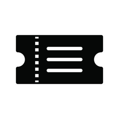 Sinema kartı, basit vektör çizimi