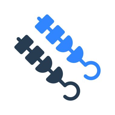 Barbekü, basit vektör çizimi